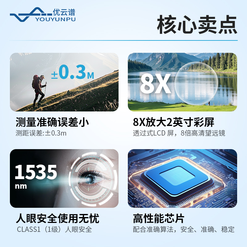 多功能激光測(cè)距測(cè)高儀